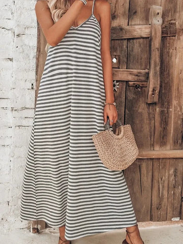 Gestreiftes Kleid für Damen – Vielseitig und Perfekt